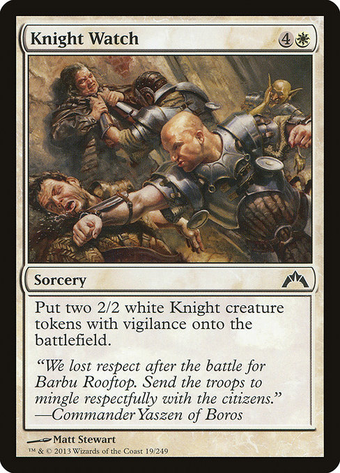 Veilleurs chevaliers|Knight Watch