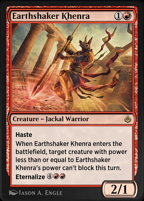 Earthshaker Khenra (Amonkhet Remastered #152)