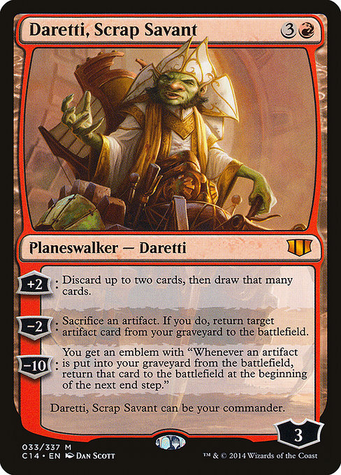 Daretti, Scrap Savant (Commander 2014 #33)