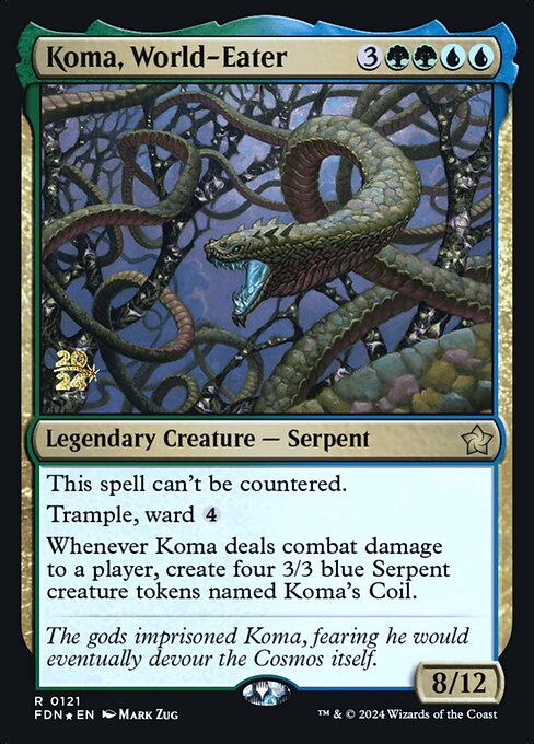 Koma, World-Eater (Foundations Promos #121s)