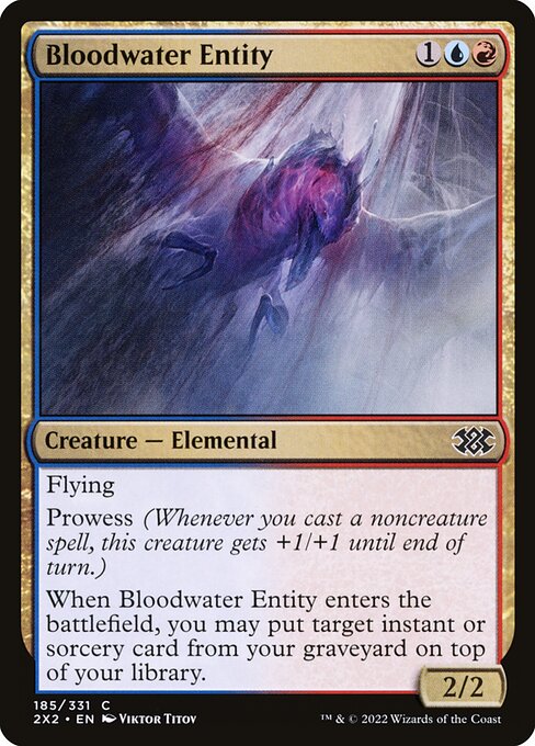 Bloodwater Entity (Double Masters 2022 #185)