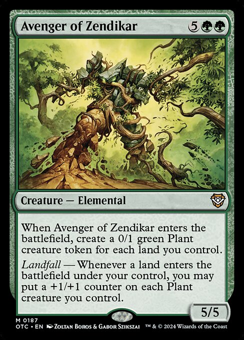 Avenger of Zendikar (otc) 187