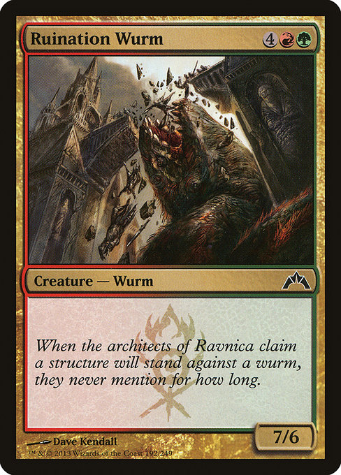 Ruination Wurm (gtc) 192