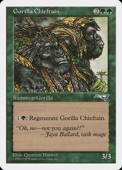 Gorilla Chieftain (Anthologies #57)