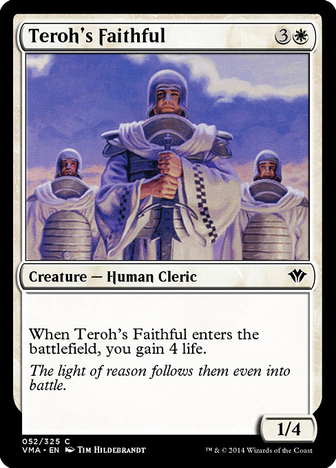 Teroh's Faithful (Vintage Masters #52)