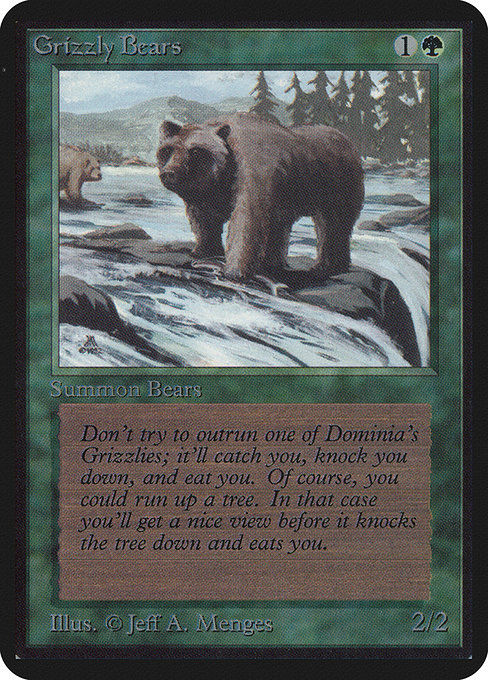 Grizzly Bears (Limited Edition Alpha #199)