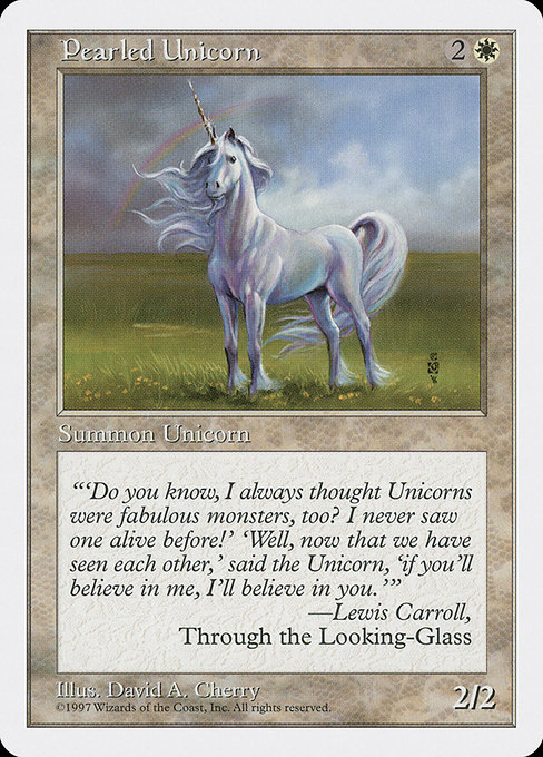 Pearled Unicorn card image