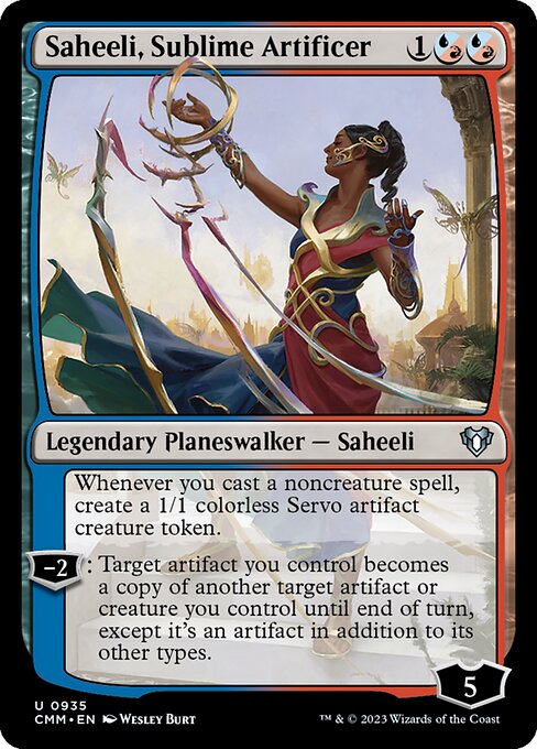 Saheeli, Sublime Artificer (cmm) 935