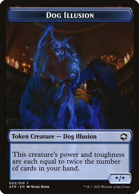 Dog Illusion card image