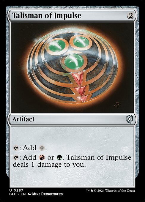 Talisman d'impulsion (Bloomburrow Commander)