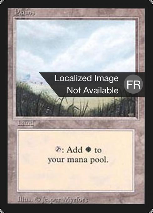 Plains (Foreign Black Border #292)