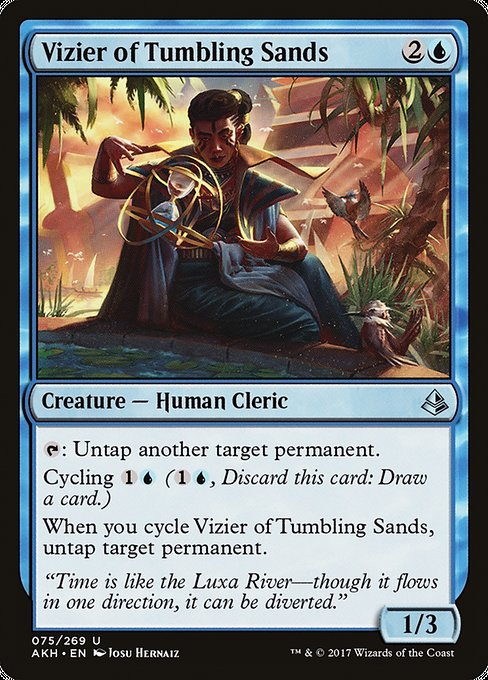 Vizier of Tumbling Sands (Amonkhet #75)