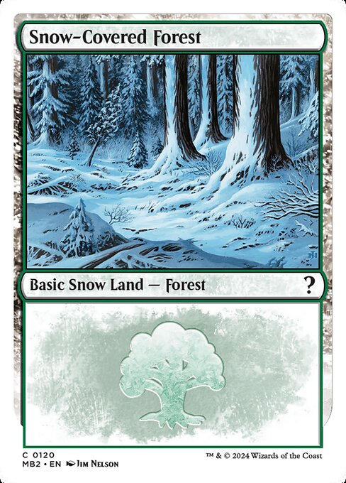 Snow-Covered Forest (Mystery Booster 2)