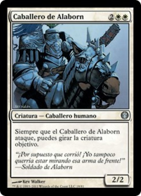 Alaborn Cavalier (Duel Decks: Knights vs. Dragons #18)