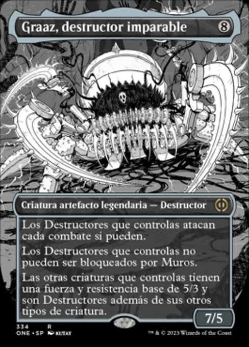 Graaz, Unstoppable Juggernaut (Phyrexia: All Will Be One #334)