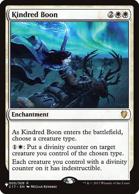 Kindred Boon (The List #C17-5)