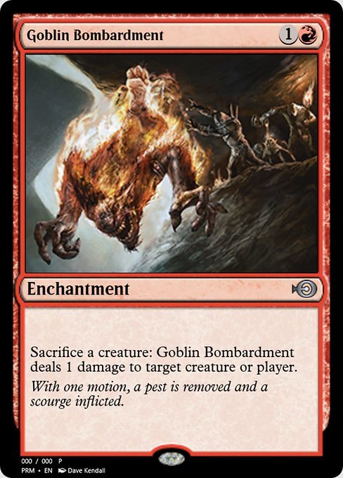 Goblin Bombardment (Magic Online Promos #54545)