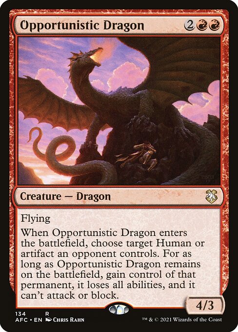 Opportunistic Dragon (Forgotten Realms Commander #134)