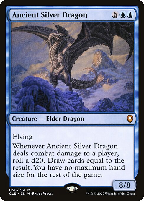 Ancient Silver Dragon (Commander Legends: Battle for Baldur's Gate)