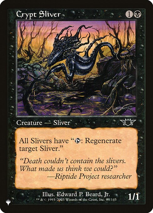 Crypt Sliver (The List #LGN-63)