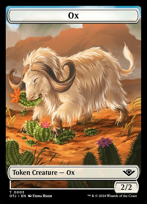 Ox (Outlaws of Thunder Junction Tokens #3)