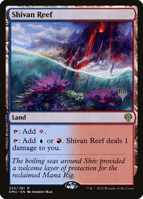 Shivan Reef (Dominaria United Promos #255p)