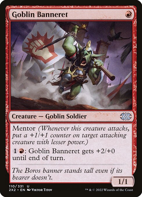 Goblin Banneret (Double Masters 2022 #110)