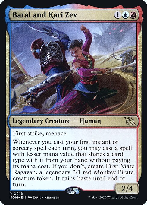 Baral and Kari Zev (March of the Machine Promos #218s)