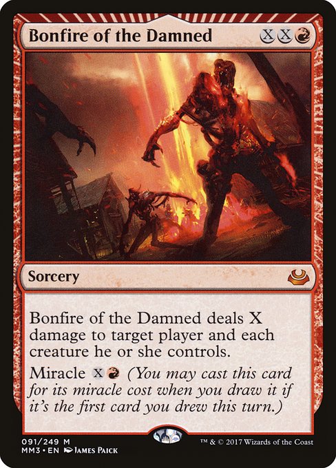 Bonfire of the Damned (Modern Masters 2017 #91)