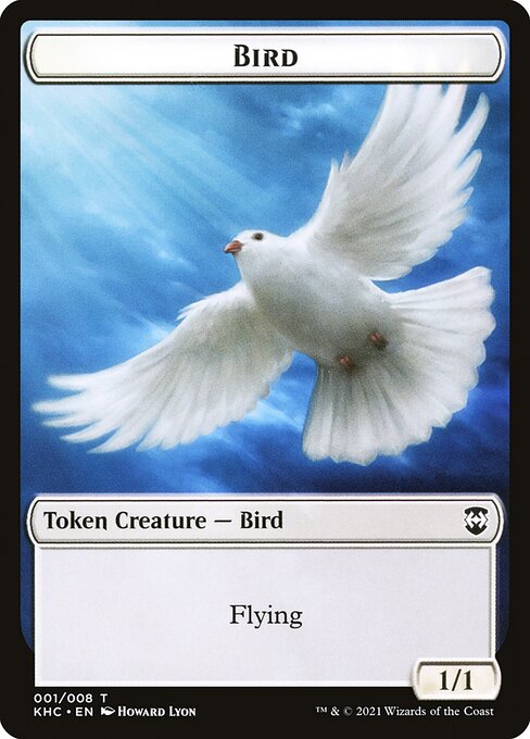 Bird (Kaldheim Commander Tokens #1)