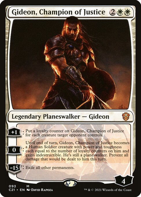 Gideon, Champion of Justice (Commander 2021 #93)