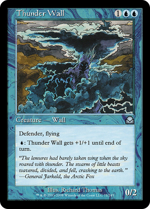 Thunder Wall (Masters Edition II #71)