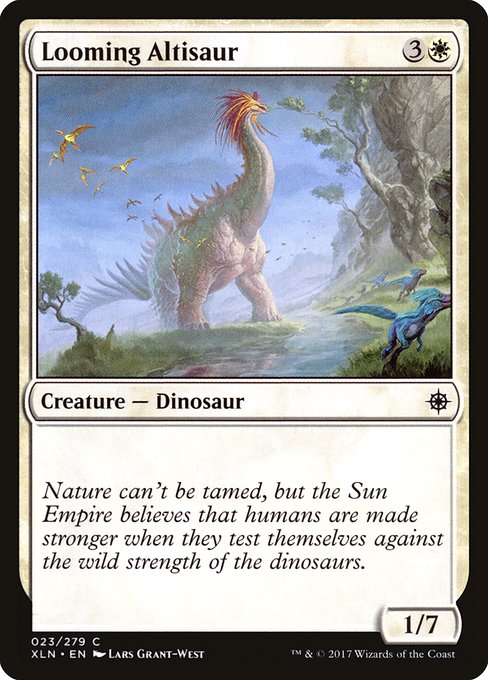 Looming Altisaur (Ixalan #23)