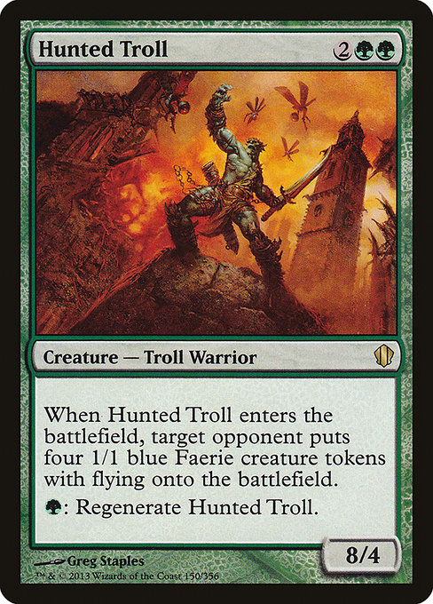 Hunted Troll (Commander 2013 #150)