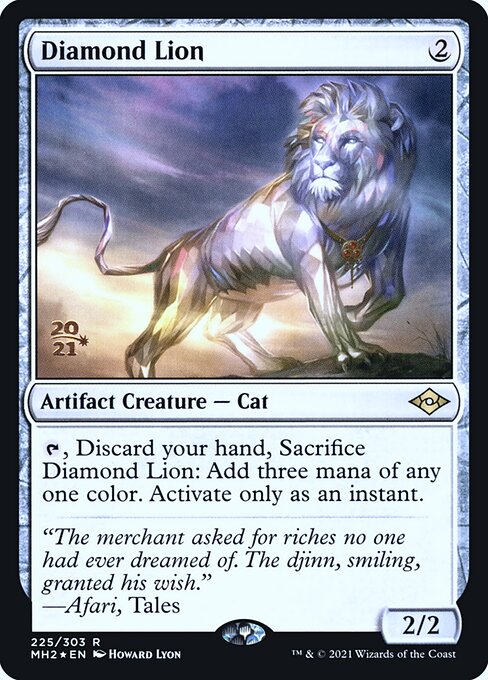 Diamond Lion (Modern Horizons 2 Promos #225s)