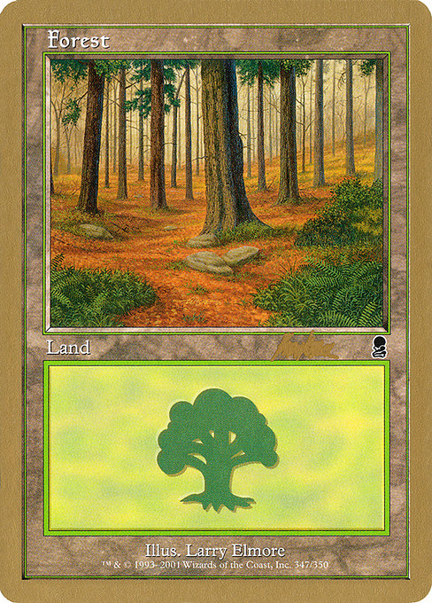 Forest (World Championship Decks 2002 #bk347)