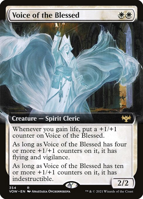 Voice of the Blessed – Extended Art (Innistrad: Crimson Vow)