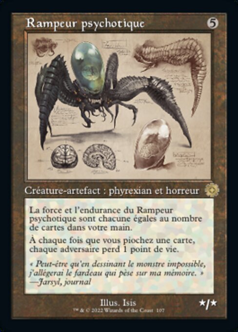 Psychosis Crawler (The Brothers' War Retro Artifacts #107)