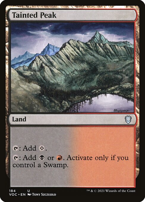 Tainted Peak (Crimson Vow Commander #184)