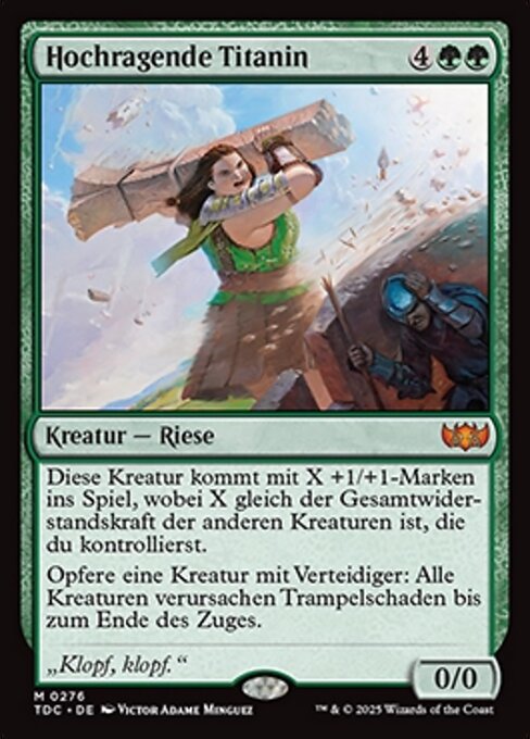 Hochragende Titanin
