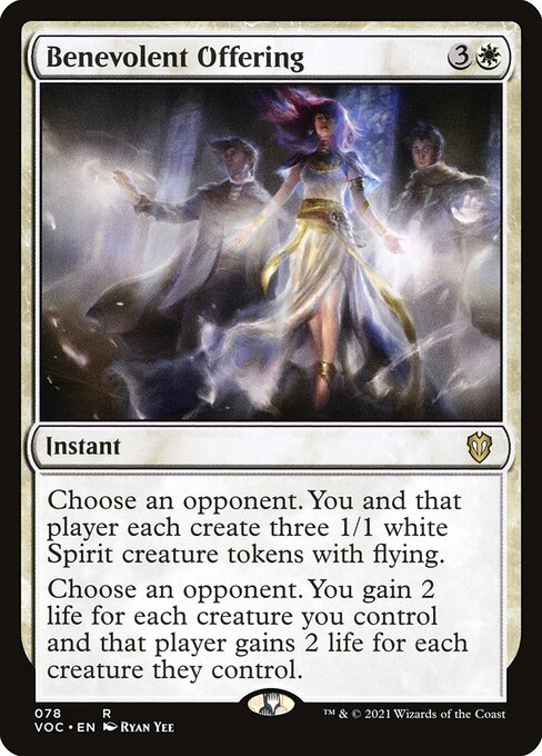 Benevolent Offering (Crimson Vow Commander #78)