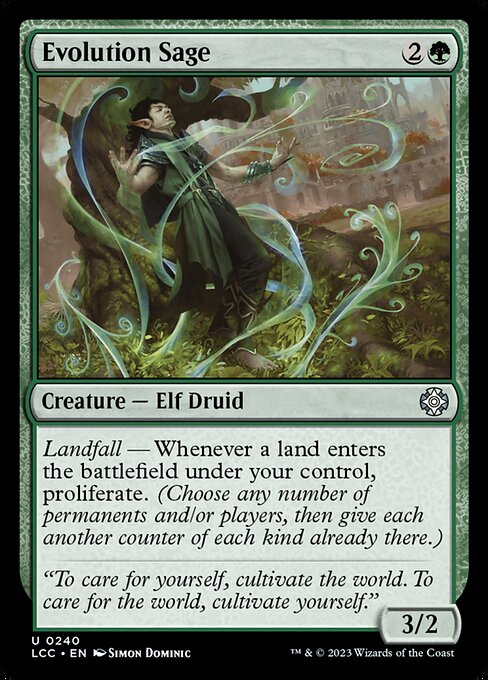 Evolution Sage (The Lost Caverns of Ixalan Commander #240)