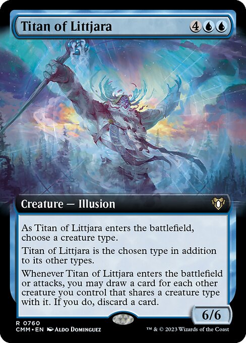Titan of Littjara (Commander Masters #760)