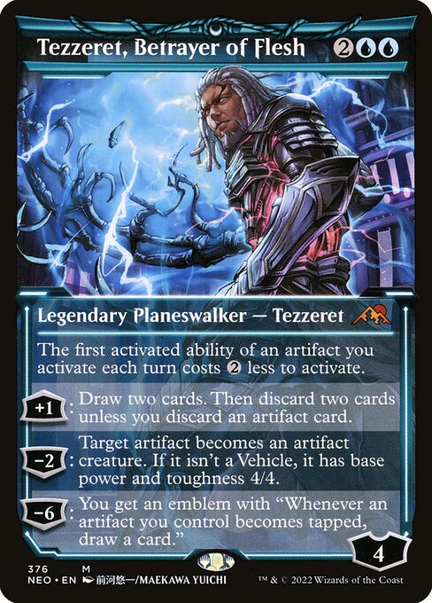 Tezzeret, Betrayer of Flesh (Kamigawa: Neon Dynasty #376)