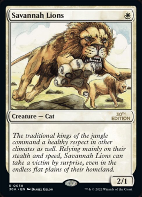 Savannah Lions (30th Anniversary Edition #38)