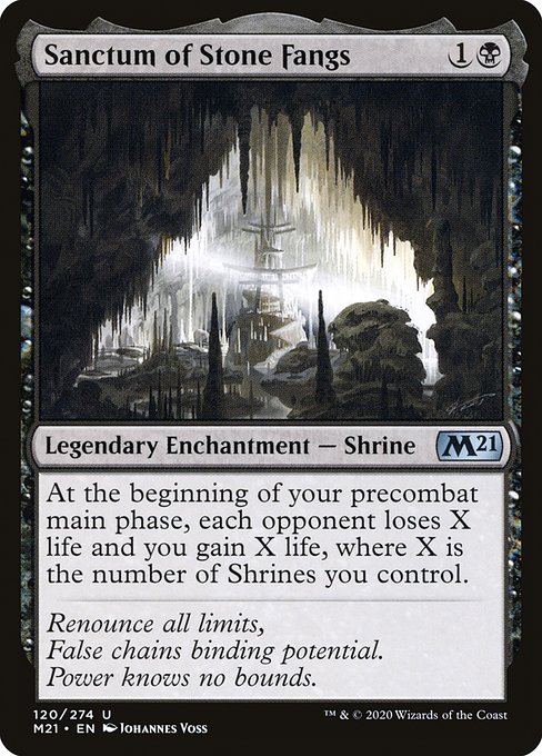 Sanctum of Stone Fangs (Core Set 2021 #120)