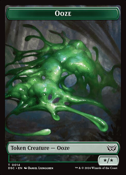 Ooze (Duskmourn Commander Tokens #14)