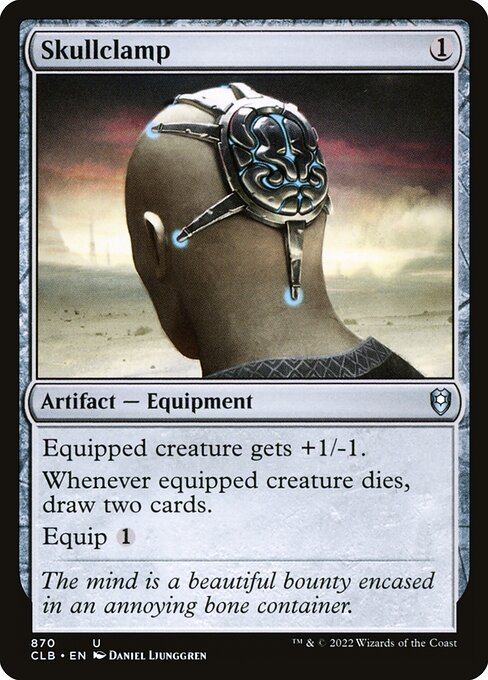 Skullclamp (Commander Legends: Battle for Baldur's Gate #870)