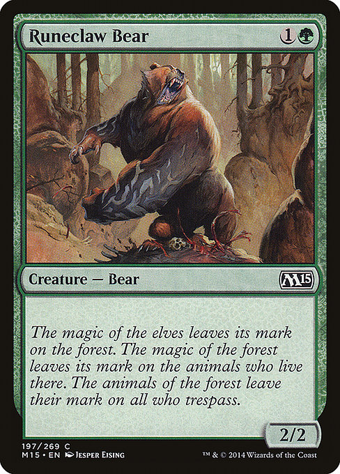 Runeclaw Bear (Magic 2015 #197)