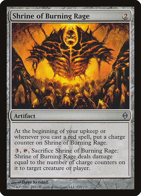 Shrine of Burning Rage (New Phyrexia #153)